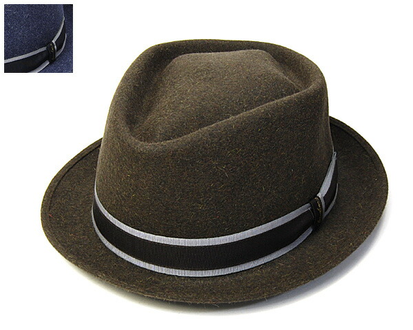 帽子 イタリア製\u201dBorsalino(ボルサリーノ)\u201dファーフェルト